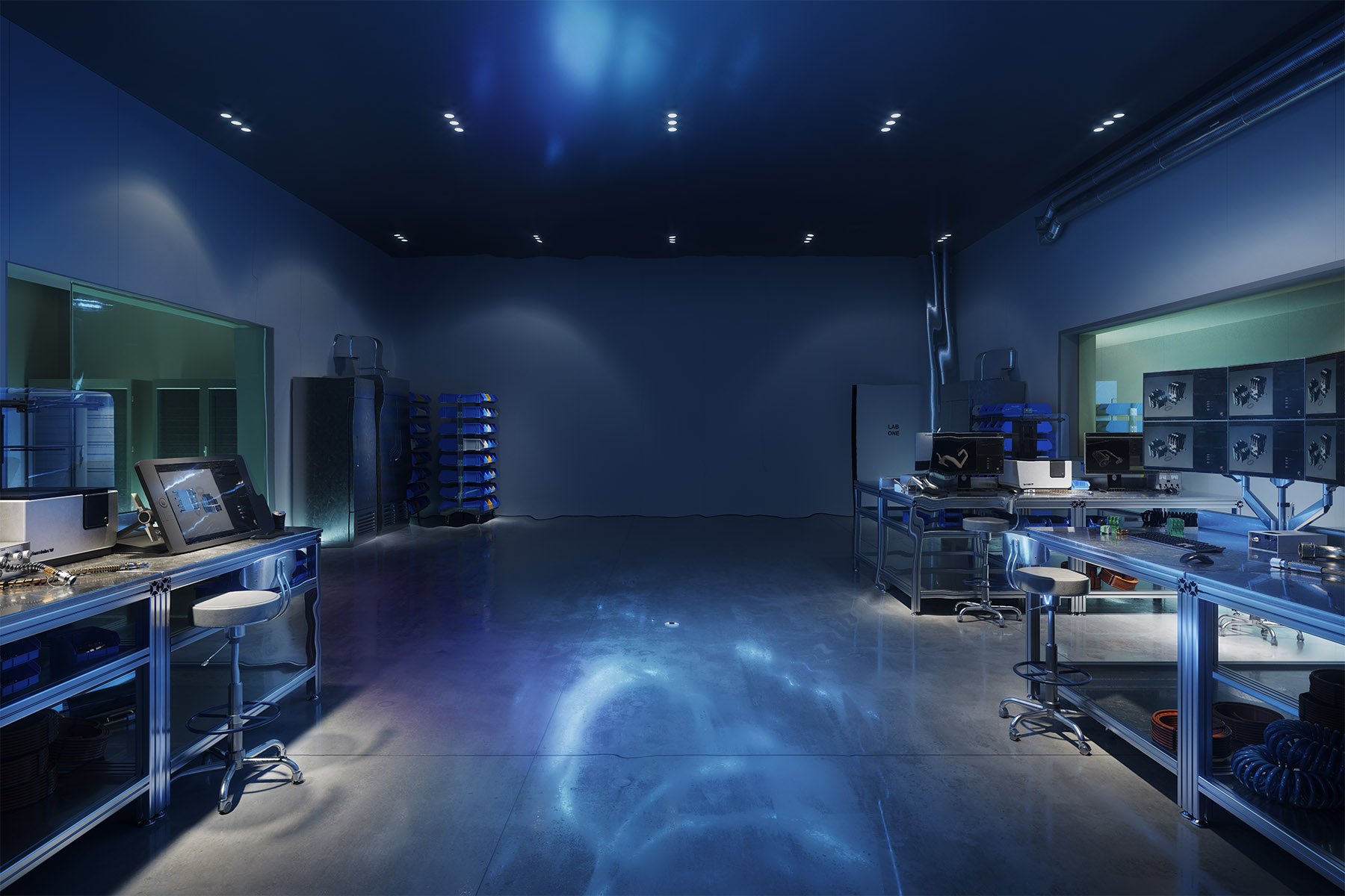Copeland Wormhole: The empty lab set