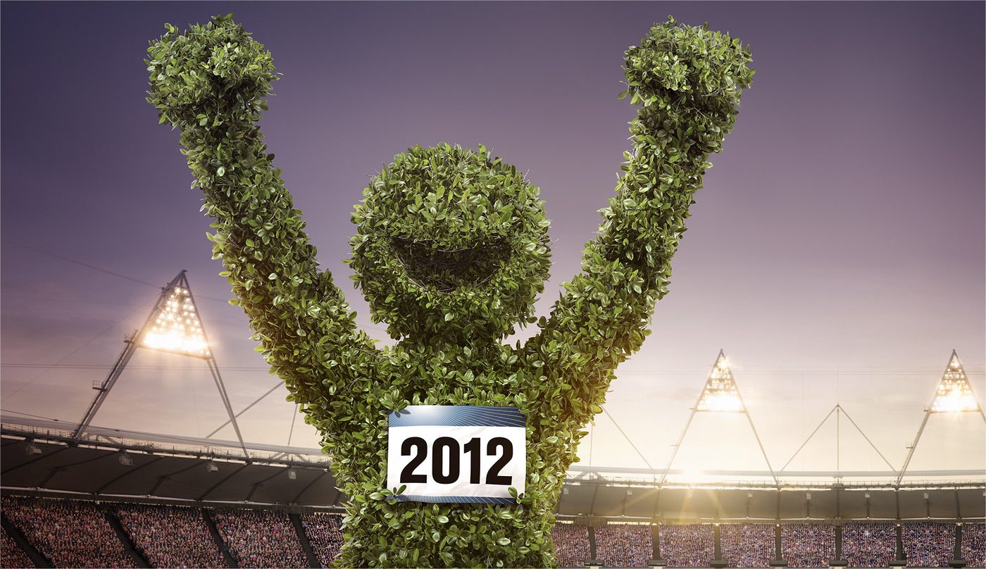 DOW Olympics: alternate layout of the cheering figure in the stadium