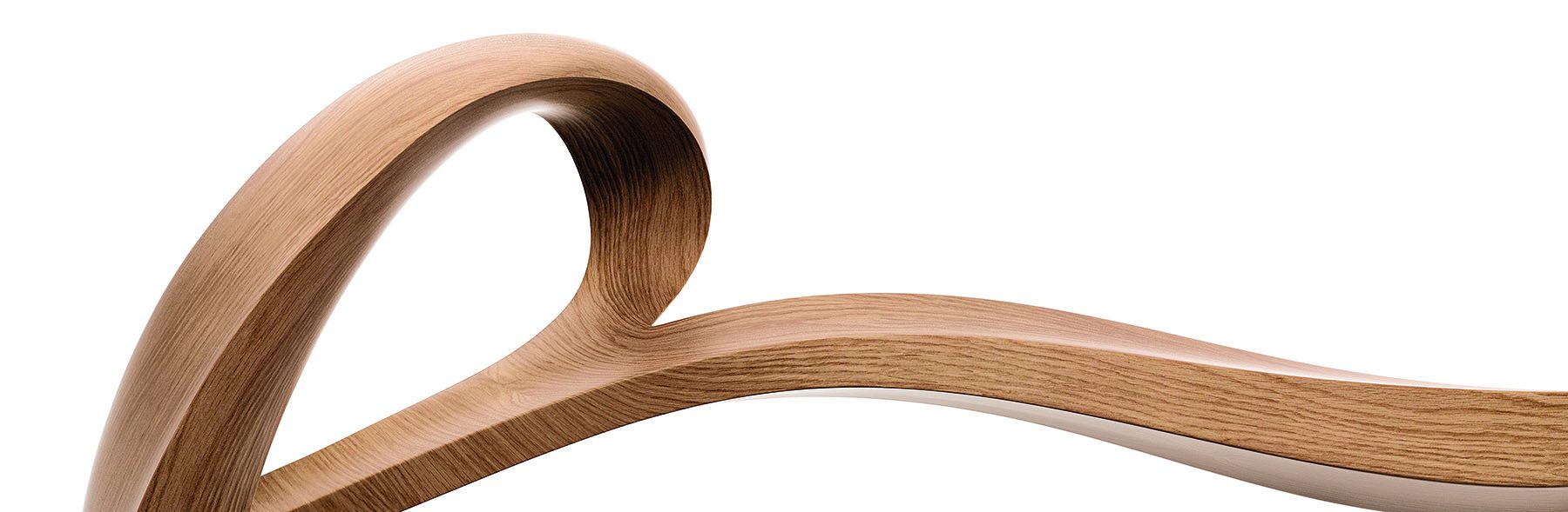 Eurostar Logo: close-up of the wood grain finish