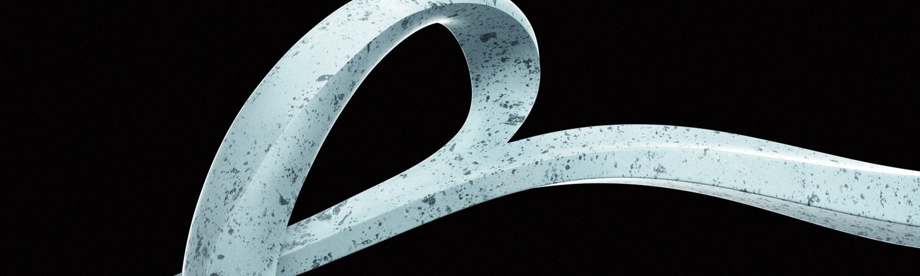 Eurostar Logo: close-up of the speckled egg shell finish
