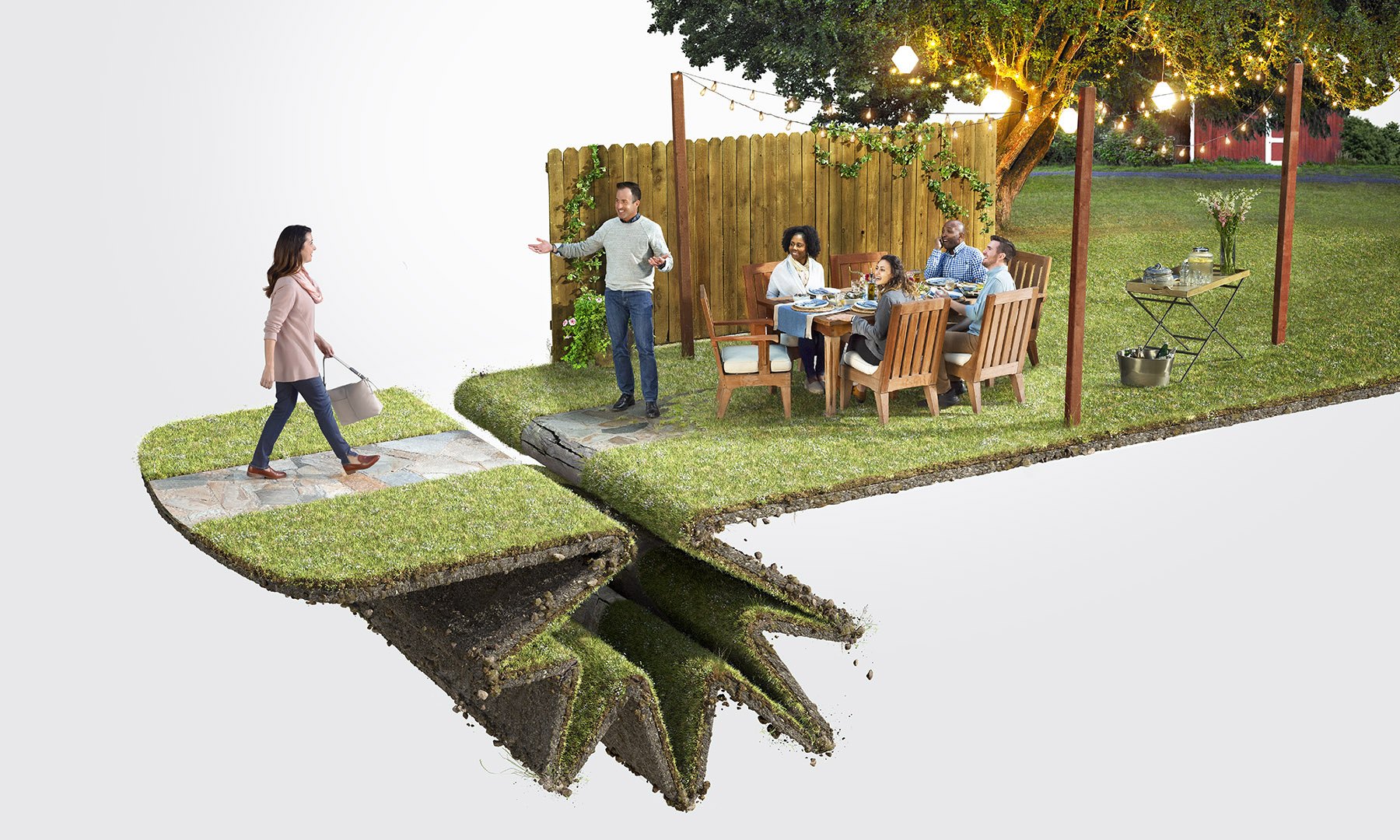 Faster Relief Walkway