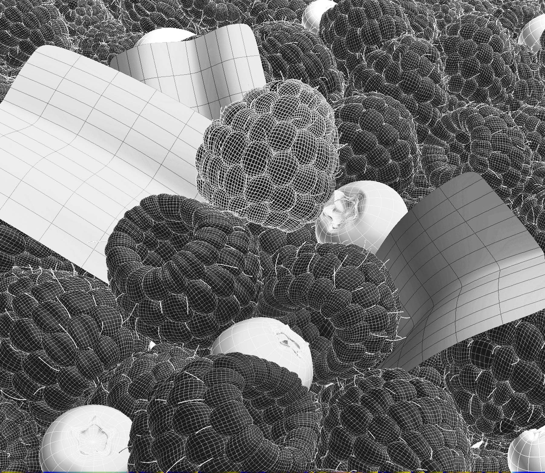 Fruit Pile: Wireframe