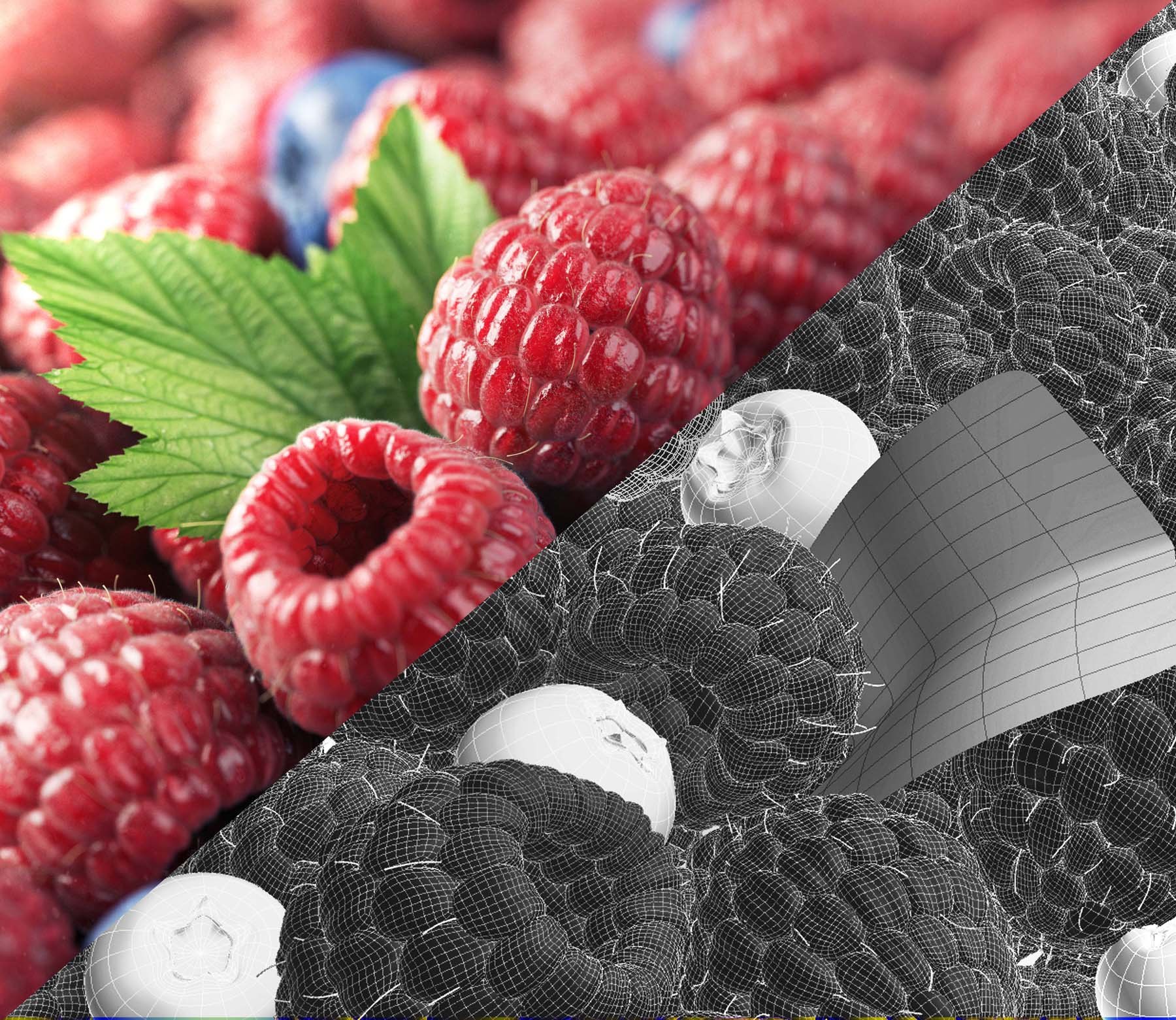 Fruit Pile: Wireframe to final
