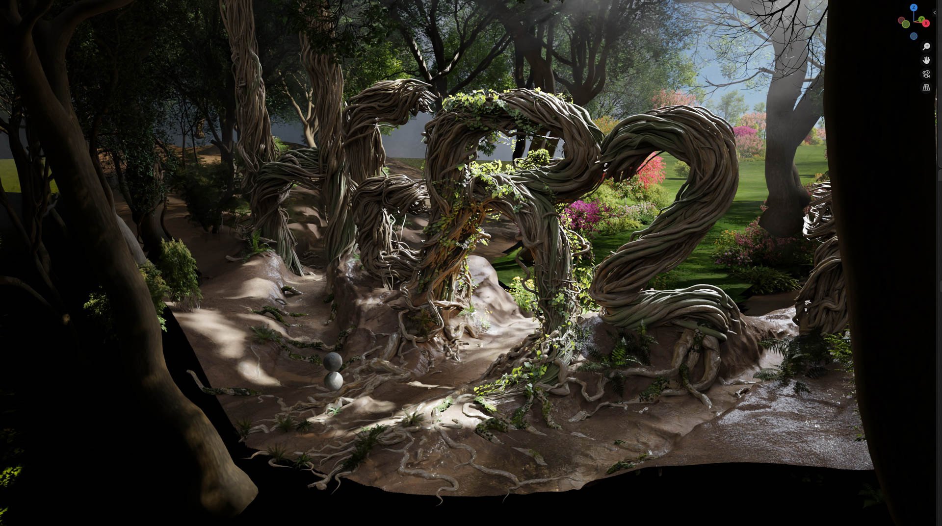 Her2 Forest: Lighting pass