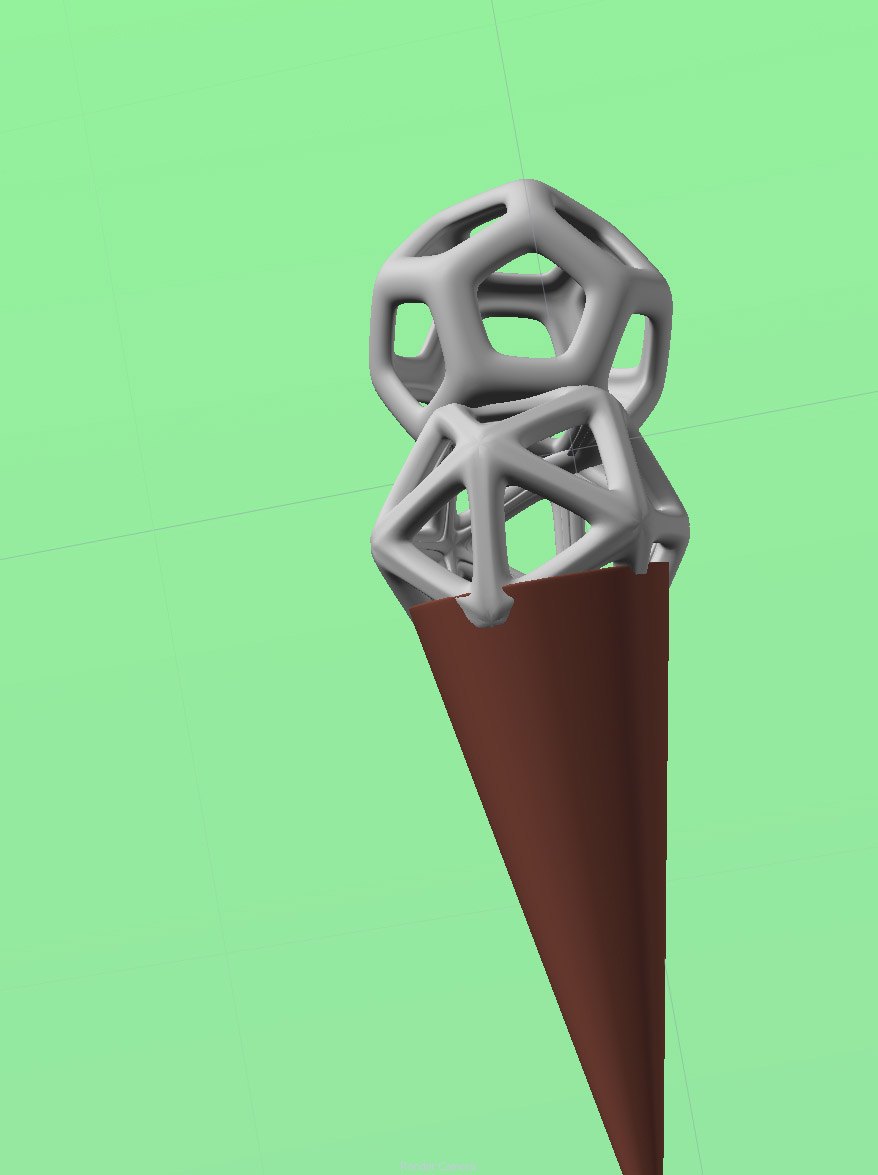 Ice Creams Gigablast: Shape exploration
