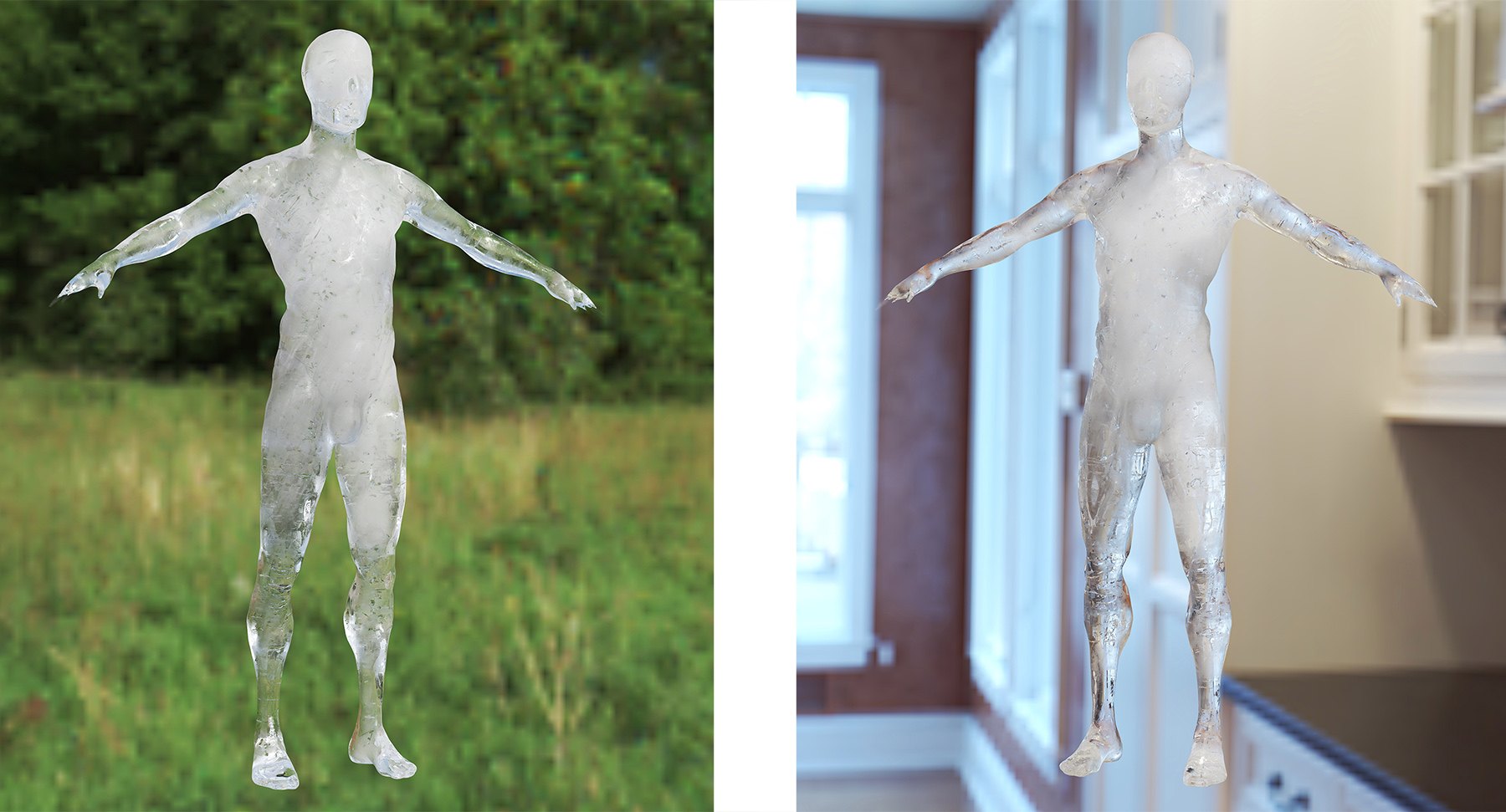 Ice Man: Ice material tests