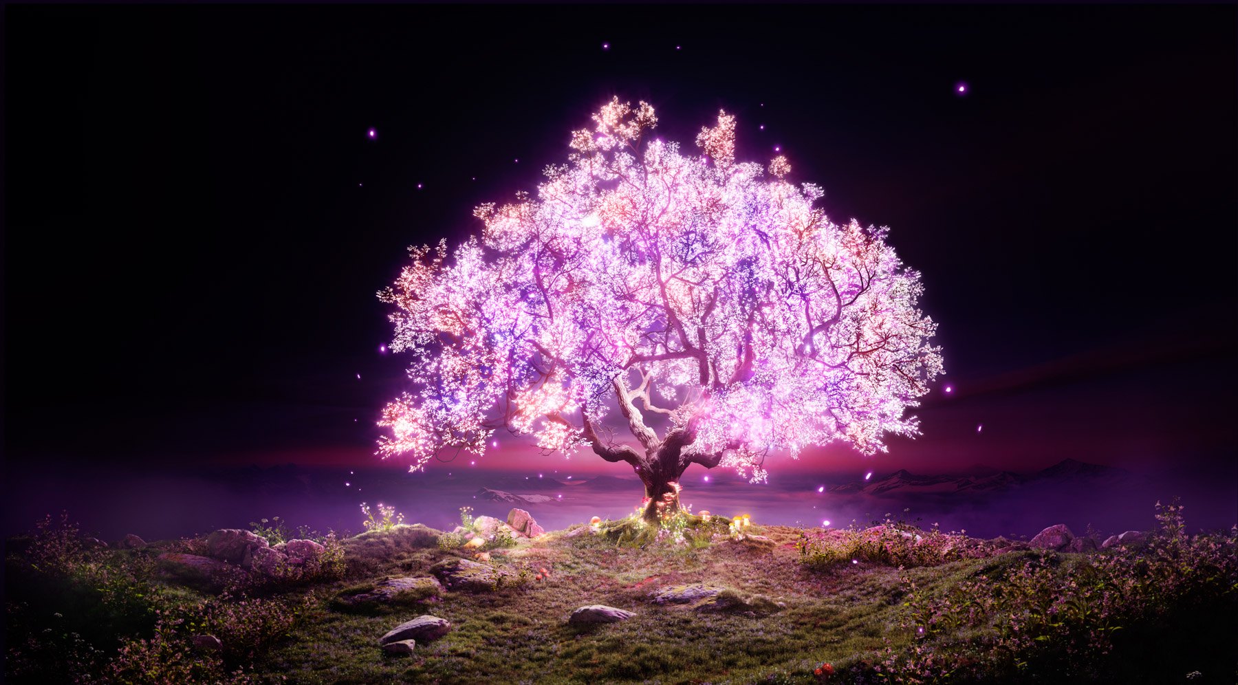 LG OLED Tree