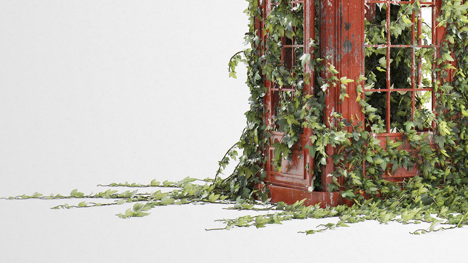 Phonebox Overgrown, image 3