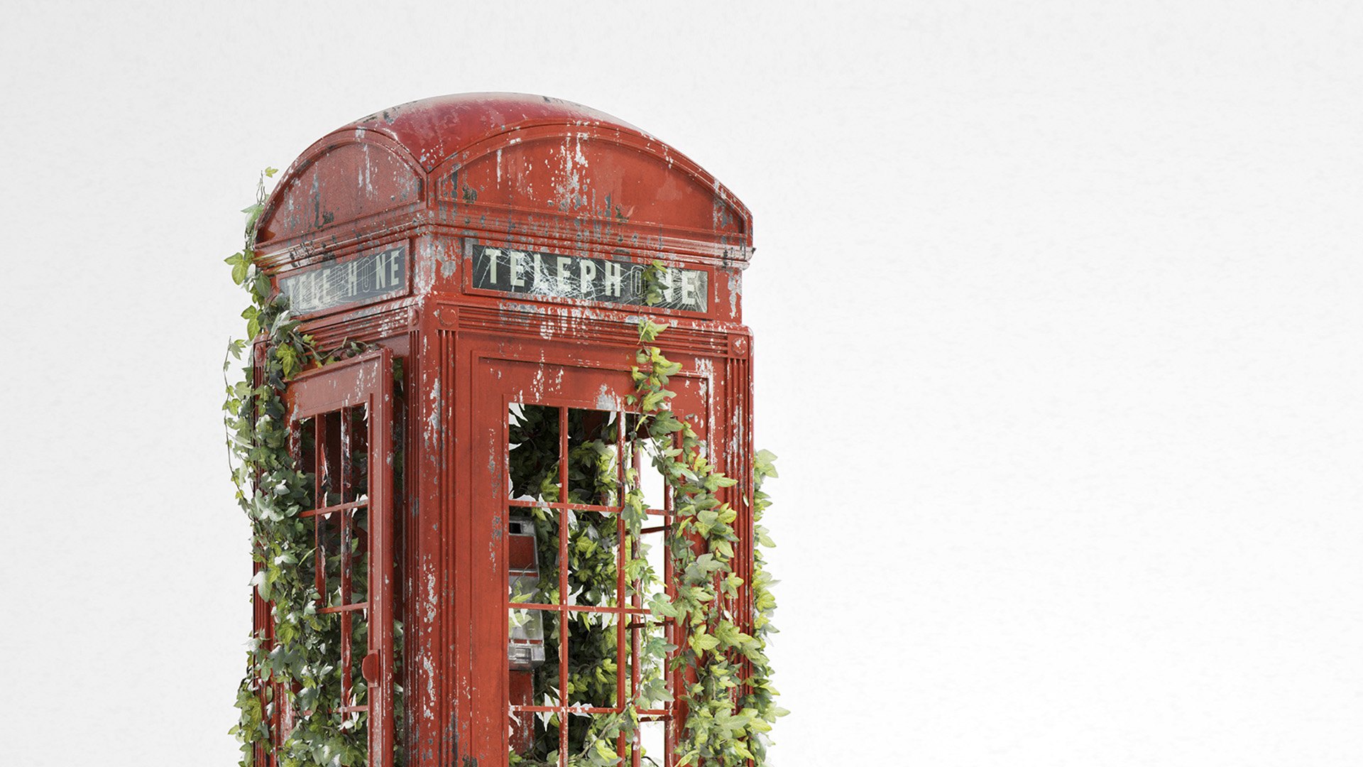 Phonebox Overgrown, image 4