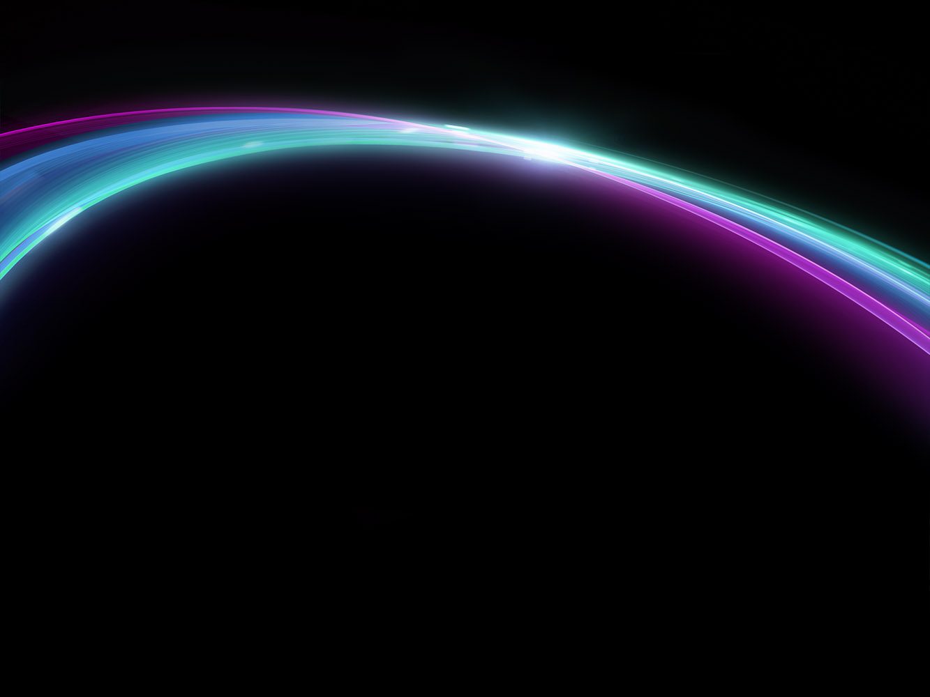 Picato Train: a sweeping CGI light trail