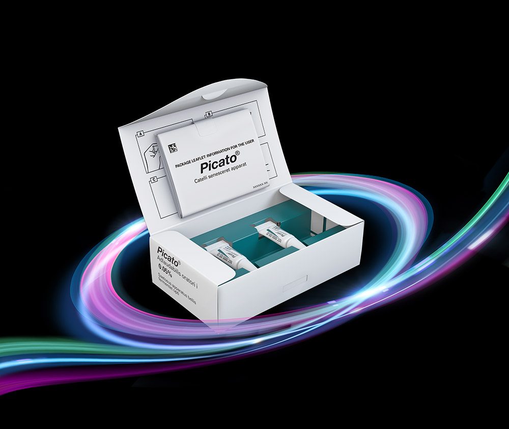 Picato Train: the CGI Picato pack wrapped in light trails