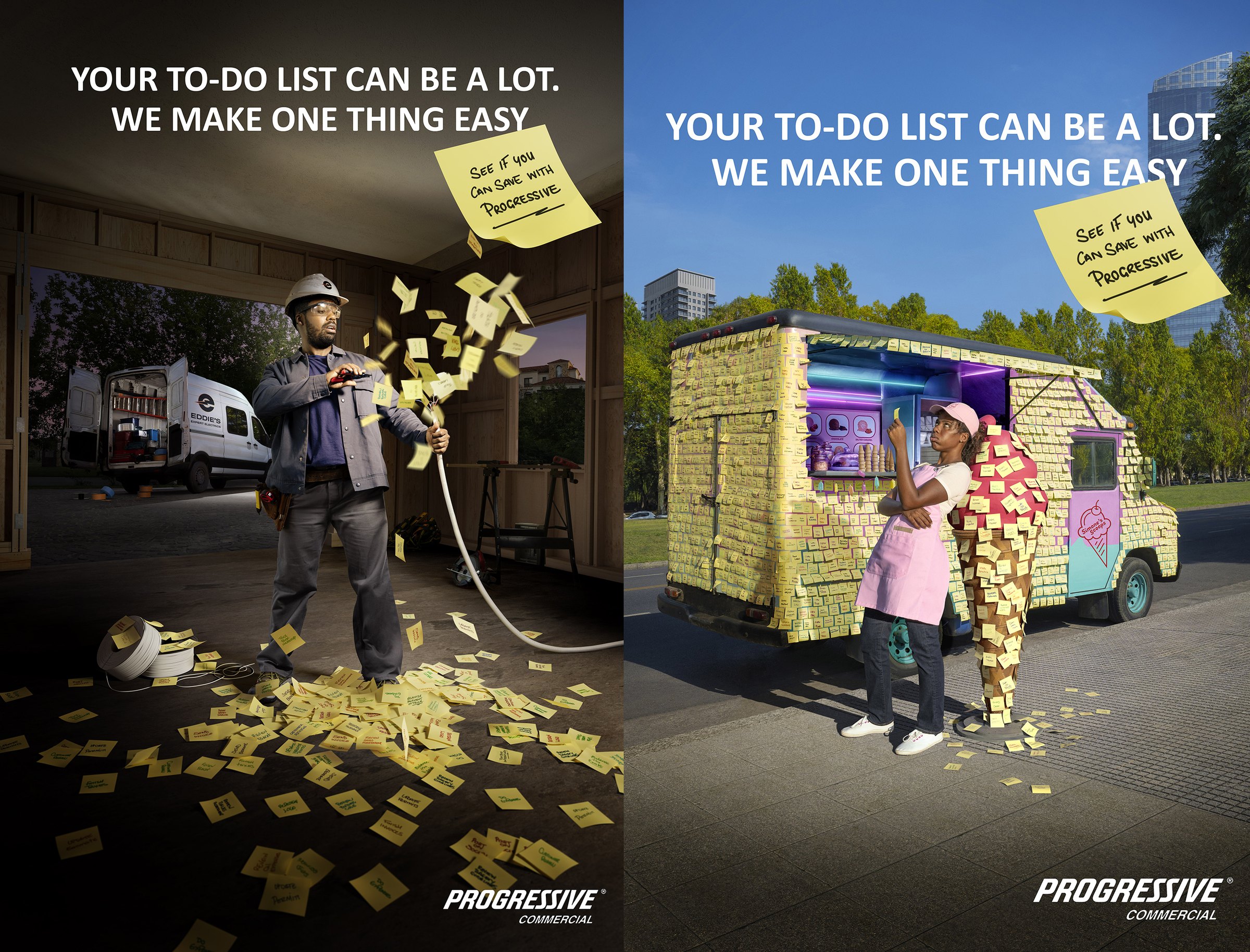 Progressive Post-it Notes