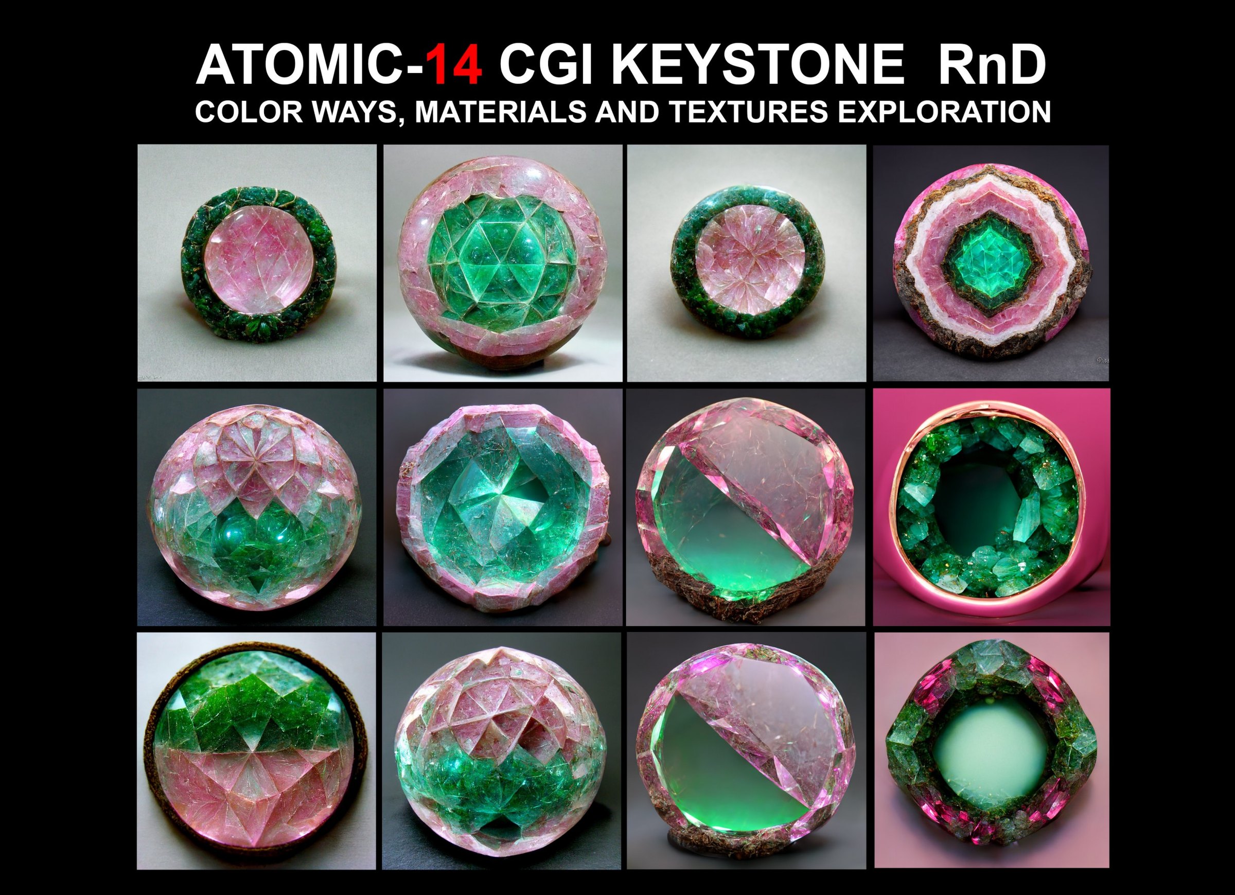 Rock Arch: Keystone materials and texture exploration