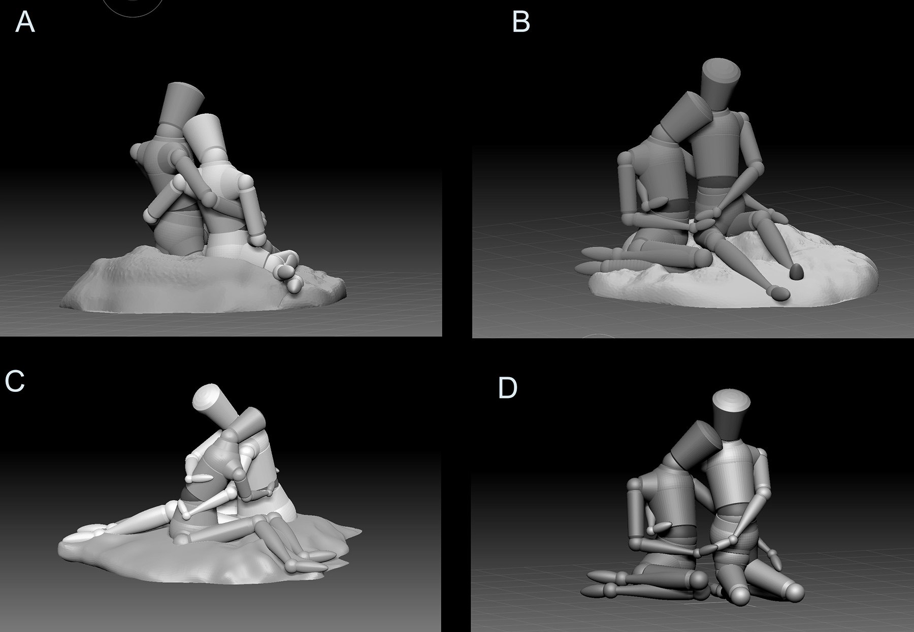 Sand People: Posing options