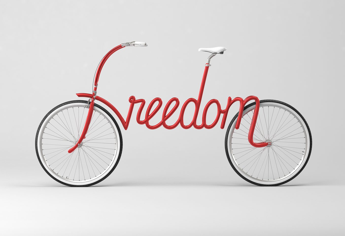 TfL Bikes: studio render of the CGI Freedom bike