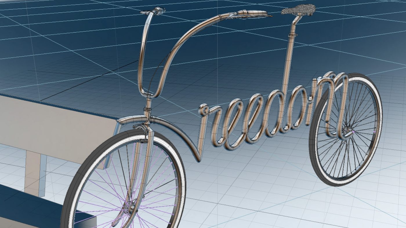 TfL Bikes: the Freedom bike in the viewport