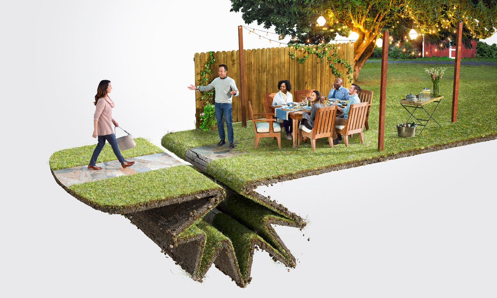 Faster Relief Walkway